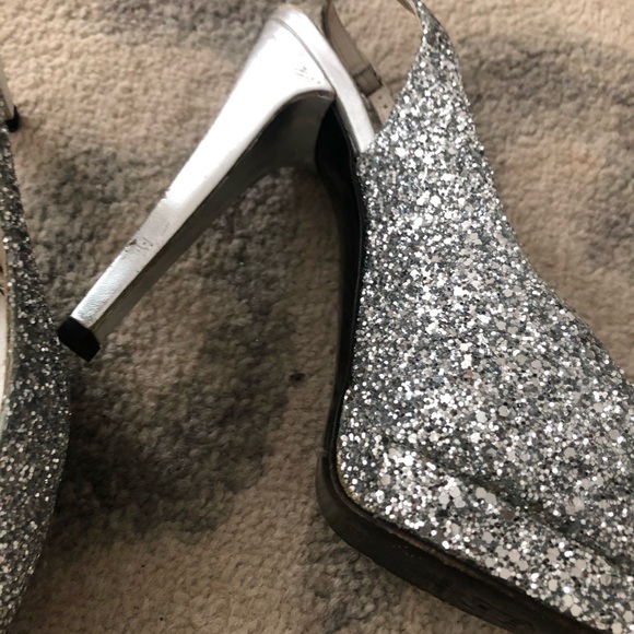 STUART WEITZMAN GLITTER PLATFORM - Picture 2 of 3